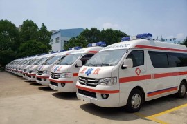 15臺(tái)福田風(fēng)景G7負(fù)壓救護(hù)車發(fā)車甘肅